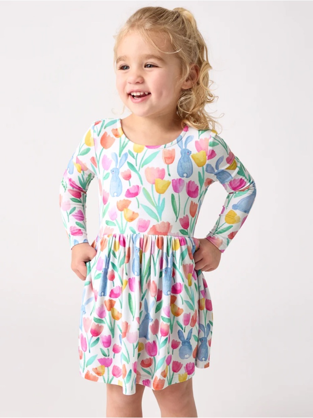 Little Sleepies Garden Bunny Dress